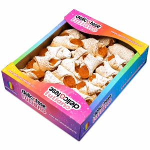 Fursecuri IULIANO, Cornulete cu jeleu de caise, 400 g