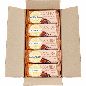 Halva Lux cu cacao, 195 g - Img 2