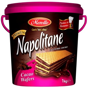 MORELLO Napolitane cu crema de cacao 1 kg - Img 1