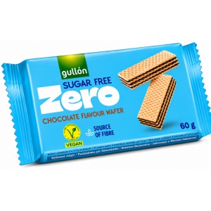 Napolitane Gullon cu cremă de ciocolată FĂRĂ ZAHĂR 60 g (12/bax)