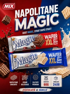 Napolitane MAGIC XXL Glazurate cu Ciocolată, 24 × 60 g/cutie - Img 4