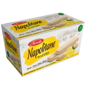Napolitane MORELLO 400g – Set 4 Cutii Asortate (Căpșuni, Portocale, Alune și Lămâie) - Img 2