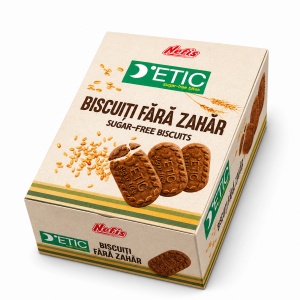 NEFIS Biscuiți Dietic FĂRĂ ZAHĂR 150G (6 Cutii/Bax) - Img 4