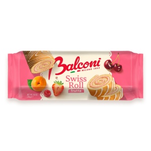 Rulada BALCONI, cu crema fructe, 250 g