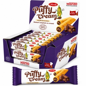 Rulouri MORELLO, Puffy Cream cacao, 24 X 18 g