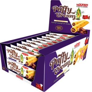 Rulouri MORELLO, Puffy Cream cacao, 24 X 18 g - Img 2