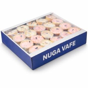 Vafe ANDRA, cu crema de bezea, 20 X 40 g