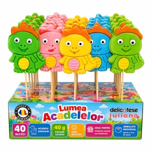 Acadele Dino Pop SWEEBO, 40 g, 40 buc/set