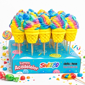 Acadele Inghetata SWEEBO 35g X 40 buc/set - Img 2