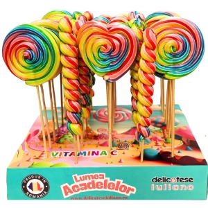 Acadele Mix Curcubeu SWEEBO, 35g x 40 buc/set