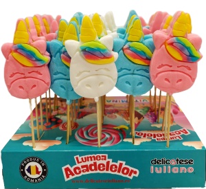 Acadele Unicorn SWEEBO, 40g x 40 buc/set - Img 2