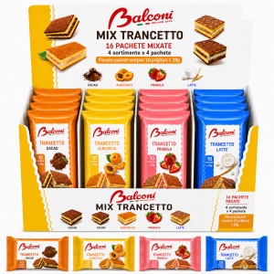 Bax Mixat Prajituri TRANCETTO BALCONI – 16 Pachete X 280g (10 Prajituri X 28g/pachet) - Img 2