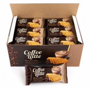 Biscuiți Coffee Latte MIX 35g (18 Buc/Cutie) - Img 2