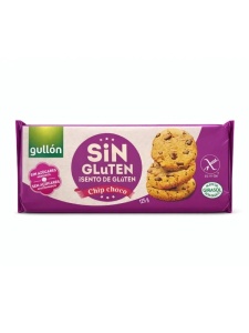 Biscuiți cu picături de ciocolată FĂRĂ ZAHĂR și FĂRĂ GLUTEN Gullon, 125g (12/bax) - Img 6