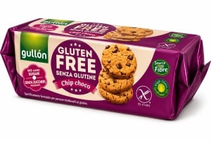Biscuiți cu picături de ciocolată FĂRĂ ZAHĂR și FĂRĂ GLUTEN Gullon, 125g (12/bax) - Img 4