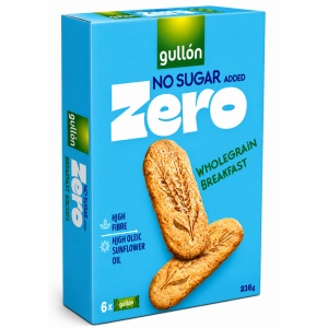 Biscuiți GULLON cu Cereale Integrale FĂRĂ ZAHĂR, 216 g (8/bax)