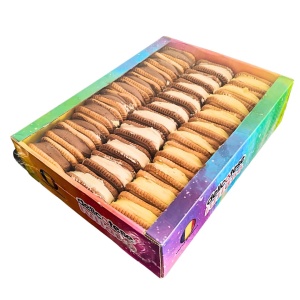Biscuiti IULIANO, crema asortata, 2.5 kg - cacao, vanilie, lamaie - Img 4