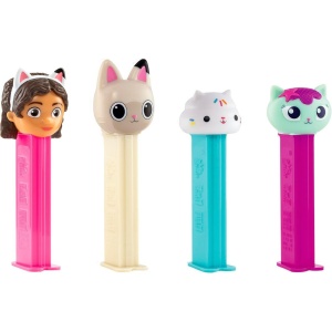 Bomboane PEZ cu dispenser Gabby’s Dollhouse, blister 1 dispenser + 2 rezerve, 17g - Img 2