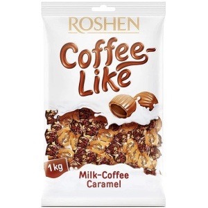 Dropsuri Roshen Coffeelike, cu umplutură cu aromă de cafea, 1 kg - Img 2