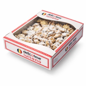 Fursecuri IULIANO, Minirozete cu crema cacao, 600 g - Img 2