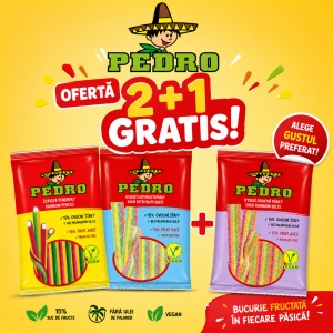 Jeleuri Gumate Multicolor PEDRO, 80 g – Oferta 2 + 1 GRATIS - Img 2