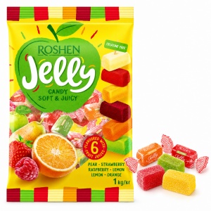 ROSHEN Jelly Mixed Fruit Jeleuri Asortate Fără Gelatină 1 kg