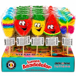 Acadele Mix SWEEBO Fructe, Înghețată și Fluture 40 x 35 g