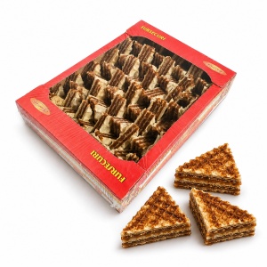 ANDRA Griliaș Triunghi 1kg – Prăjitură cu Foi de Napolitană și Cremă Caramelizată - Img 3