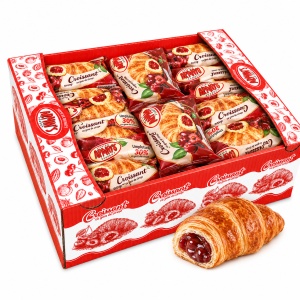 ARMIN'S Croissant cu Jeleu de Vișine 40g (30 Buc/Cutie) - Img 3