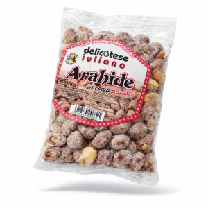 Bax 15 pungi Arahide in coaja IULIANO, prajite si sarate, 100 g - Img 2