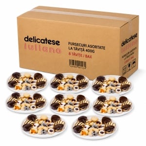 Bax 8 buc Fursecuri Asortate Iuliano, Tăviță 3.2kg (8 x 400g)