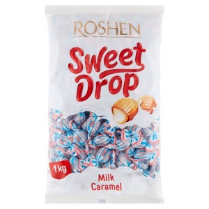 Dropsuri Roshen Sweet Drop, cu aromă și umplutură de lapte, 1 kg - Img 2