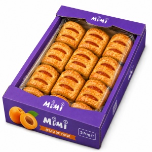 MIMI Pernuțe din Foietaj cu Umplutură de Caise 270G