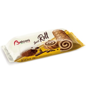 Rulada BALCONI, cu crema cacao, 250 g - Img 3