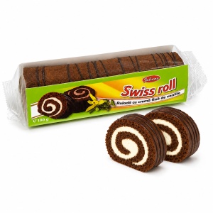 Rulade JULIA, cu crema de vanilie, 180 g