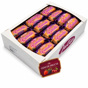 Rulade JULIA, cu gem de fructe, 30 X 55 g