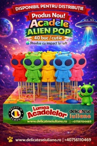 Acadele Alien Pop SWEEBO, 40 g X 40 buc/set - Img 5