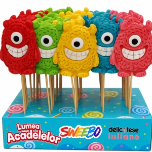 Acadele Happy Monster SWEEBO, 40 g X 40 buc/set