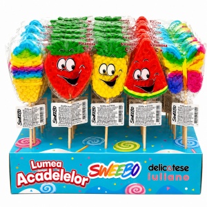 Acadele Mix SWEEBO Fructe, Înghețată și Fluture 40 x 35 g
