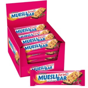 Baton cereale Korona Musli cu merișoare, 24 × 40 g (cutie) - Img 2