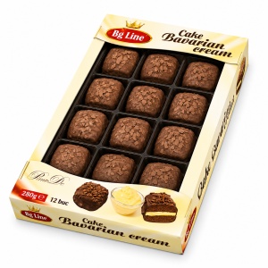 BG LINE Mini Prăjitură cu Cremă Bavareză 280G