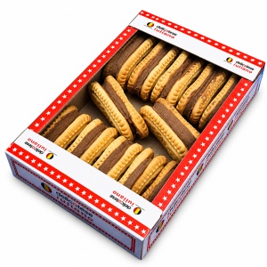Biscuiti IULIANO, crema cacao, 380 g