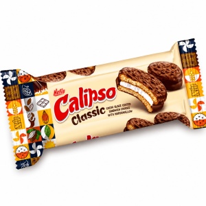 Biscuiți NEFIS Calipso Classic Glazurați 180g (6 buc/bax) - Img 2