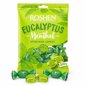 Dropsuri Roshen cu Eucalipt și Mentol 200 g
