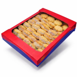 Fursecuri ANDRA, rozete cu gem, 1 kg - Img 3