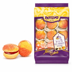 Fursecuri Caise PATISIMO Magic Cakes cu Umplutură de Caise, Caserolă 340g - Img 2
