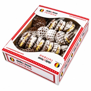 Fursecuri Faguri Cacao cu Cremă de Lămâie Iuliano 750 g