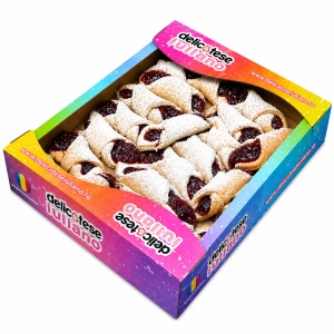 Fursecuri IULIANO, Cornulete cu jeleu visine ,400 g