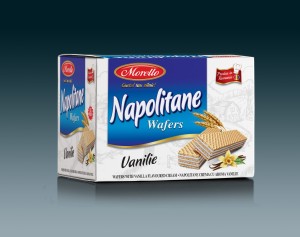 Napolitane MORELLO, crema de vanilie, 3 kg (10 x 300g) - Img 2