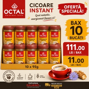 OCTAL Cicoare Instant 95G (Bax 10 Bucăți)